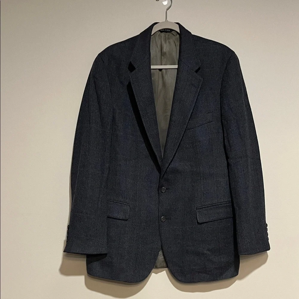 Ralph Lauren Polo University Club | wool blazer suit jacket Men’s size 43 Stripe